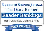 Trevett Cristo P.C. - Rochester Business Journal Reader Rankings - Best Criminal Defense Firm